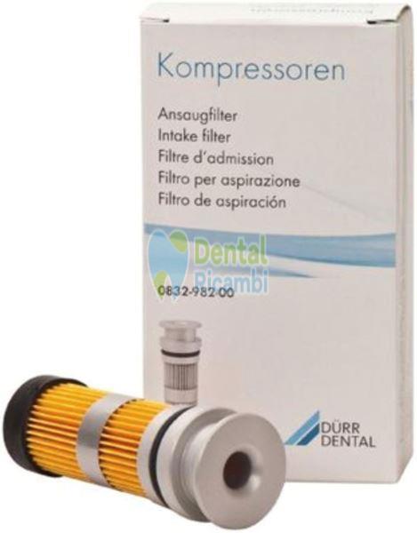 Immagine di DURR Filtro di aspirazione per compressore Durr Primo, Duo, Trio, Quattro (0832-982-00)