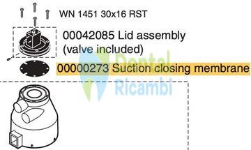 Picture of Planmeca Suction membrane Microvac separetor tank ( 00000273 )