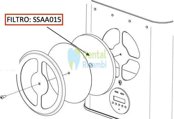 Picture of TECNO-GAZ Air filter for STERILAIR PRO ( SSAA015 )